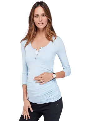 Harley Maternity Top - Blue