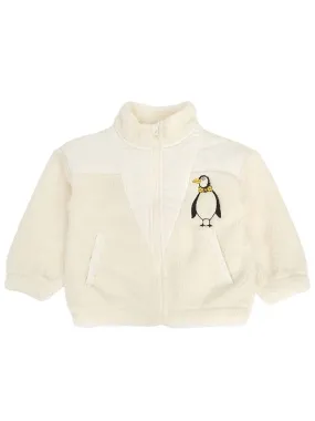 Kids Fleece Zip up 1100009410 WHITE