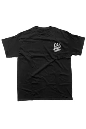 OAK SURF CLUB UNISEX GROVER TEE - BLACK